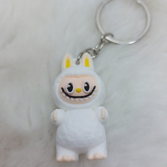2/$19 Labubu Zimomo white keychain - Picture 1 of 7